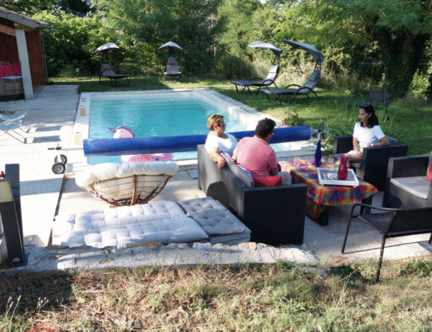 Le Mas de la Rochette location gite piscine Ardeche